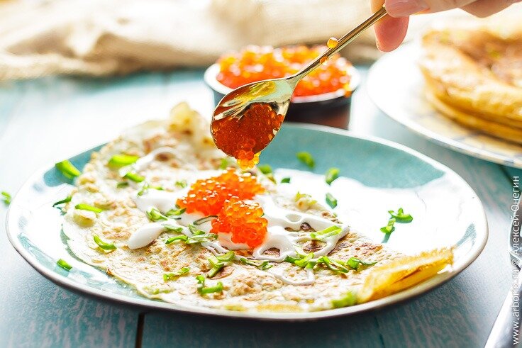 Лучшие рецепты блинов на Масленицу