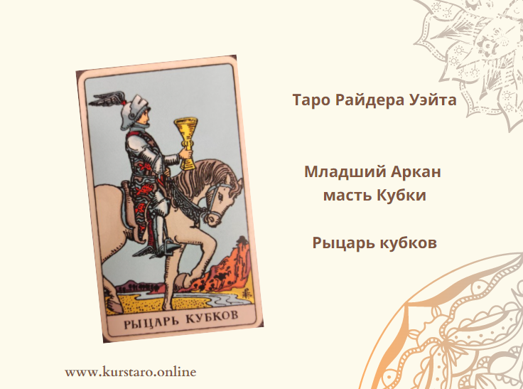 Рыцарь кубков таро действия. Рыцарь кубков карта. Рыцарь кубков и звезда. Рыцарь кубков внешность. Рыцарь кубков безумная Луна.