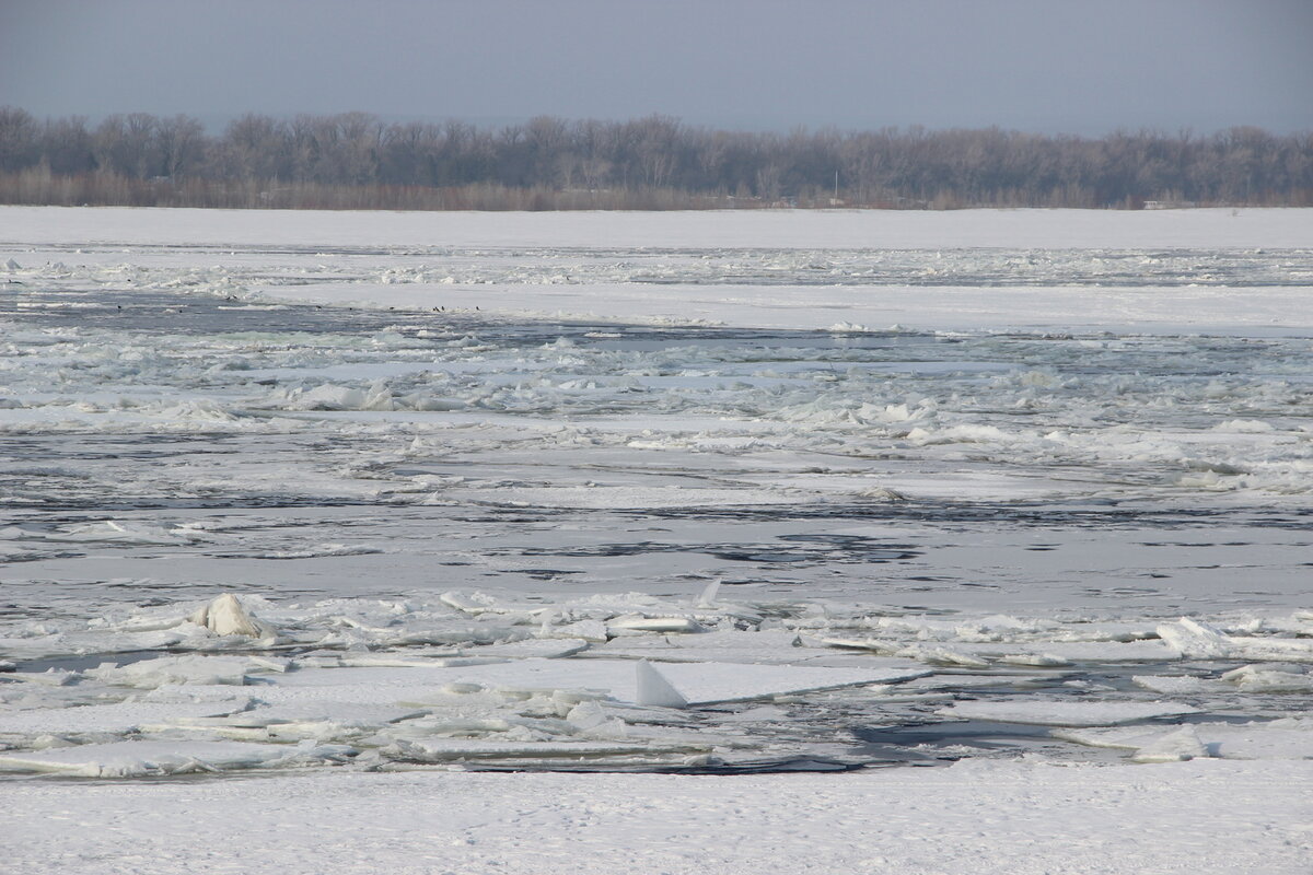 Ледоход в самаре