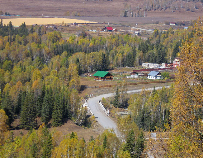 Республика Алтай, горная деревня. 