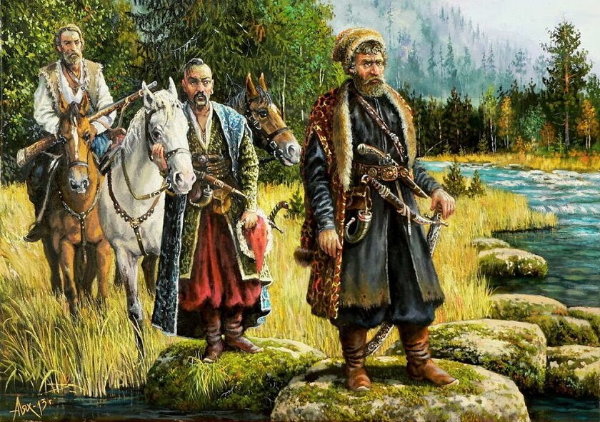 Ермак Тимофеевич (неизв - 1585 г) в представлении современного художника