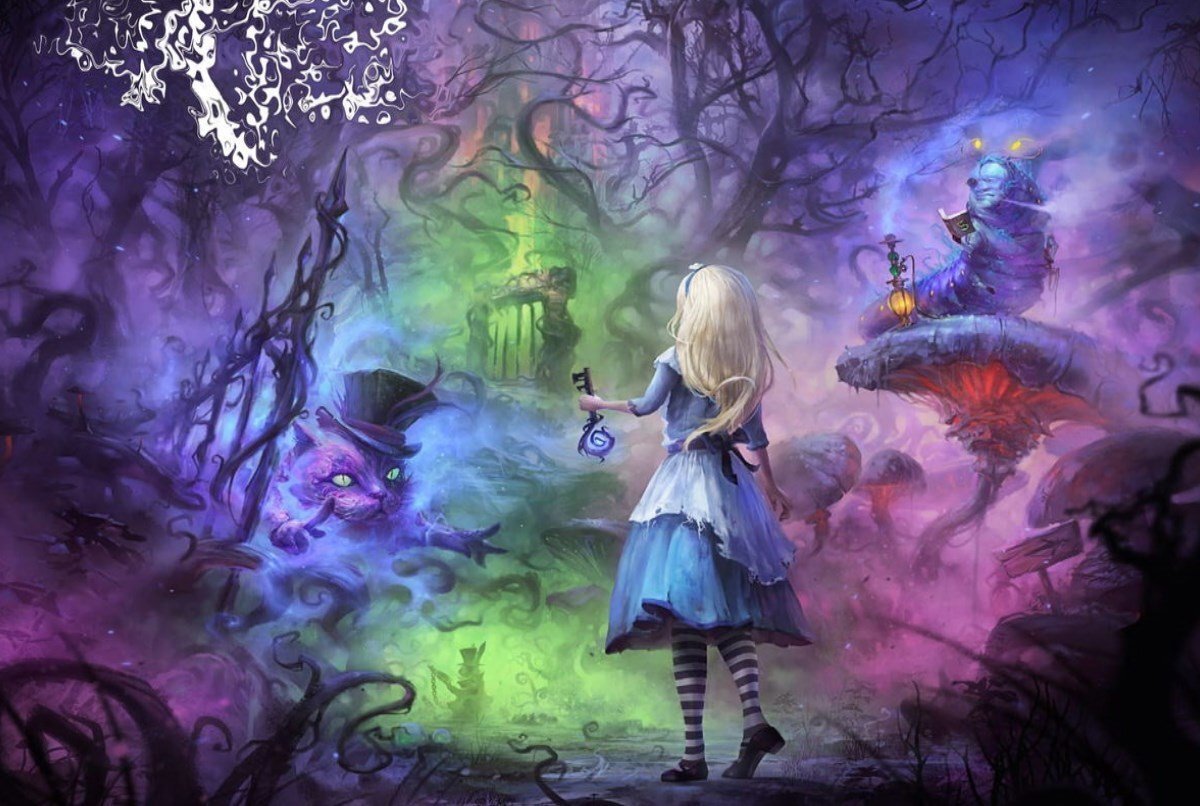 Алиса в стране чудес инфографика. Wonderland игры Alice Escape. Фантастический квест квест Алиса.