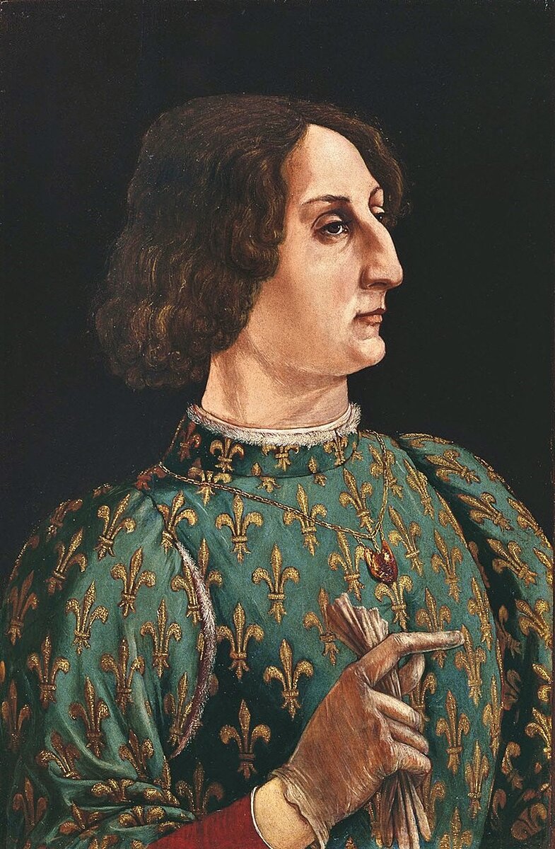 Пьеро дель Поллайоло. «Портрет Галеаццо Мария Сфорца», около 1471