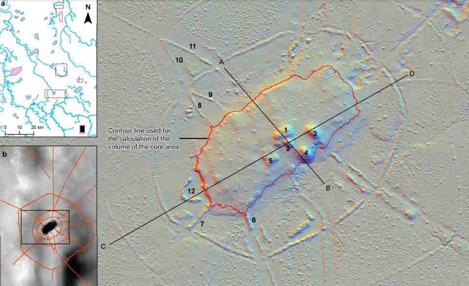    Лидарный «снимок» Ландивара / ©Heiko Prümers et al.