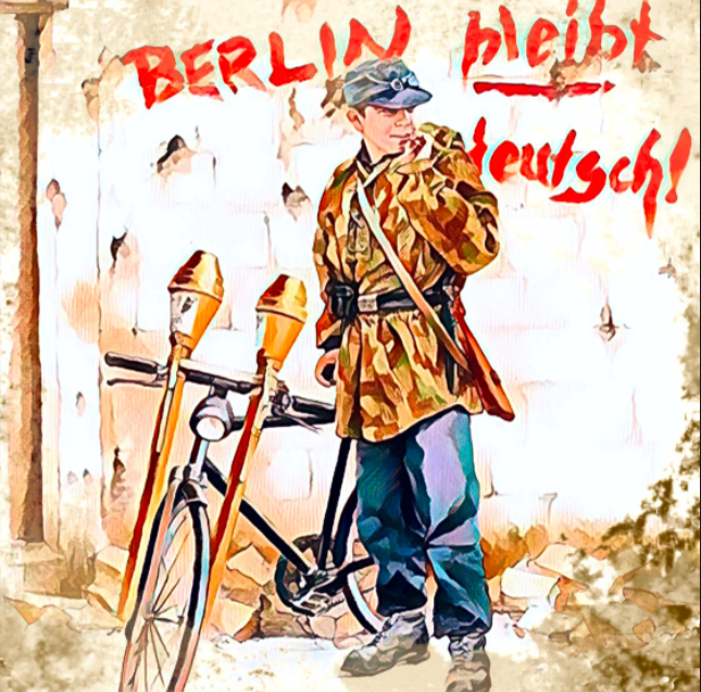 В битве за Берлин подростки Гитлерюгенда приняли активное участие 