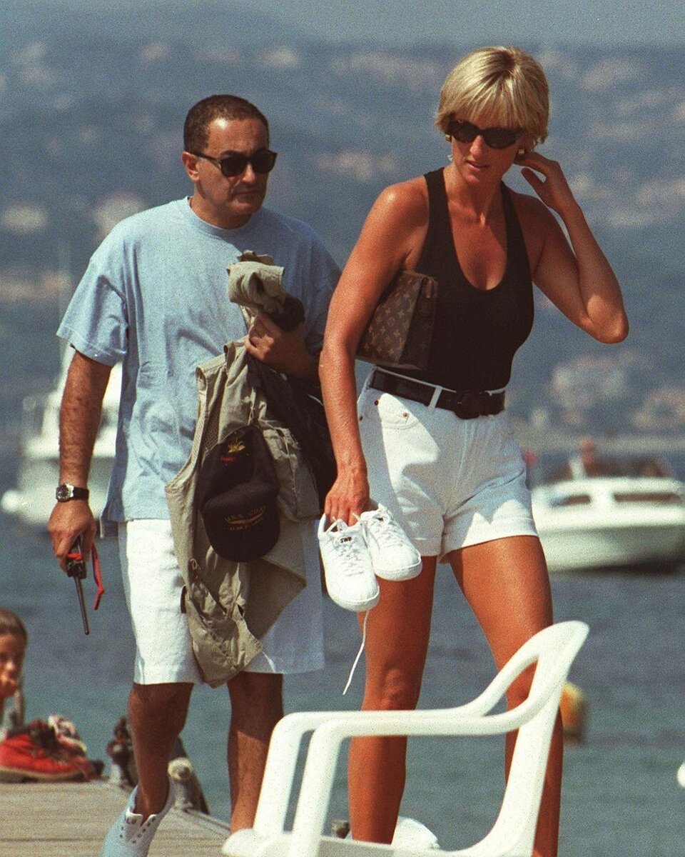    Принцесса Диана и Доди Аль-Файед в Сен-Тропе, 1997@onlyclassy