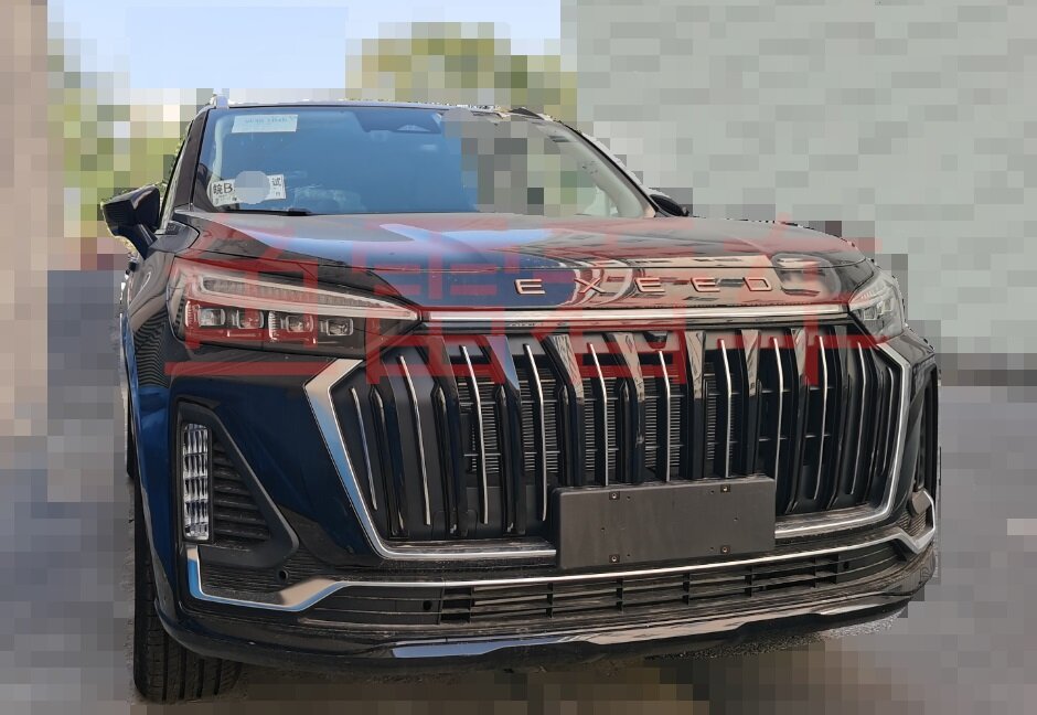 На фото из соцсети: рестайлинговый кроссовер Exeed VX