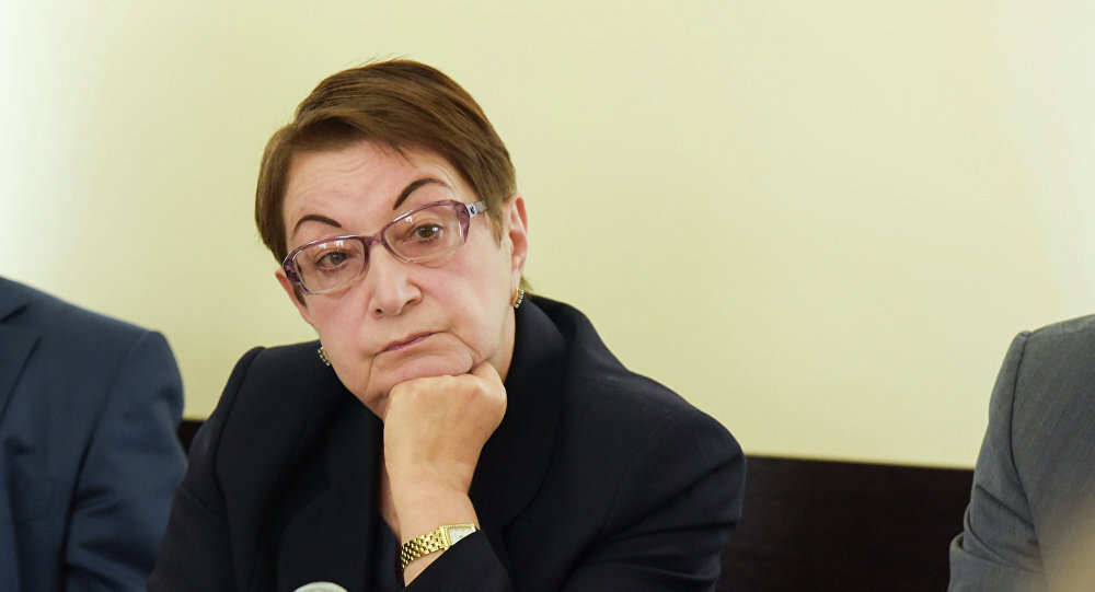 Нателла Акаба, руководитель Ассоциации женщин Абхазии