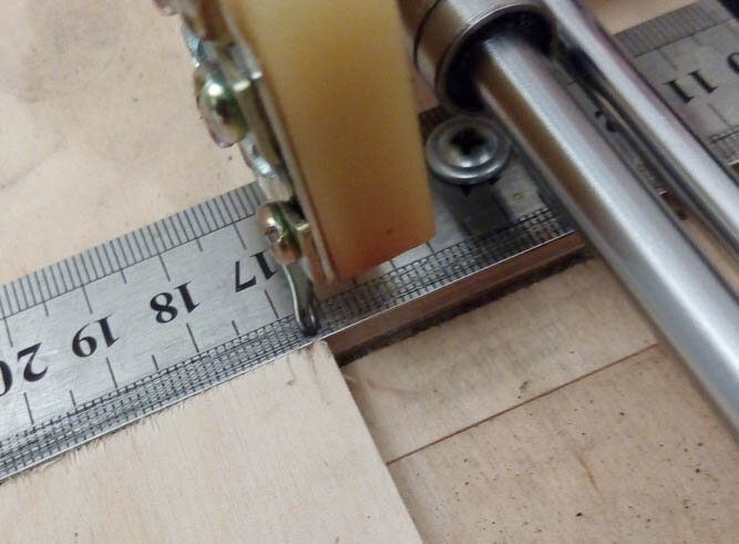 устанавливаем жало в верхнем левом углу изображения