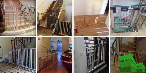 Какие бывают ограждения для лестницы от детей?