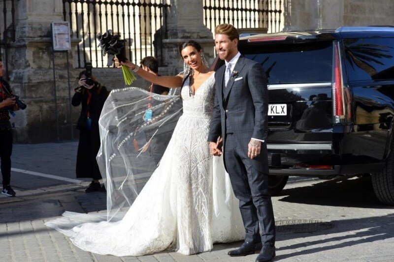 Пилар Рубио и Серхио Рамос