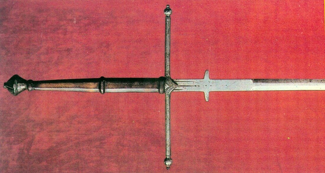 Итальянский двуручный меч, середина XVI века.