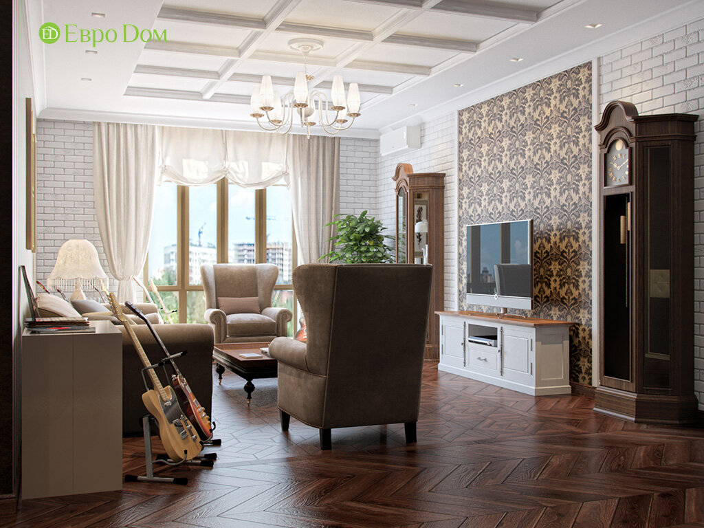 Английский стиль в интерьере квартиры: 35 фото идей дизайна комнат | centerforstrategy.ru
