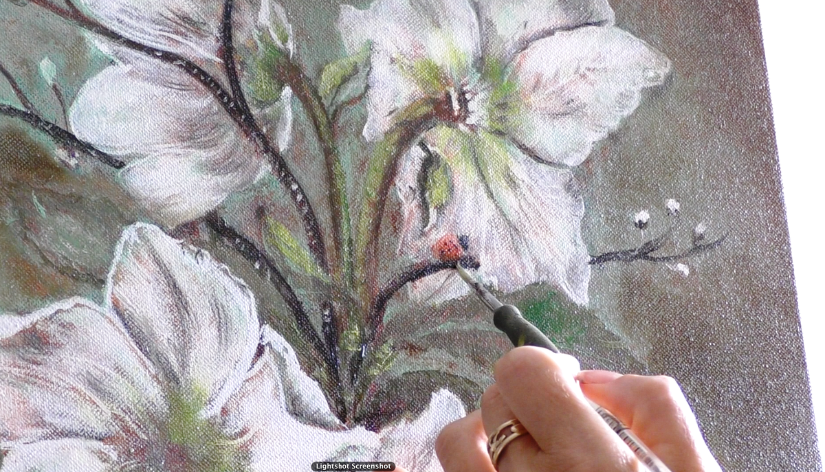 Пишу натюрморт масляными красками в многослойной технике живописи