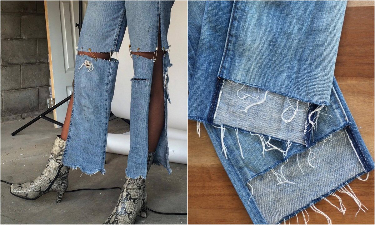 Как обрезать джинсы, чтобы вами восхищались, а не тыкали пальцем |  LadyStyle ✿ | Дзен