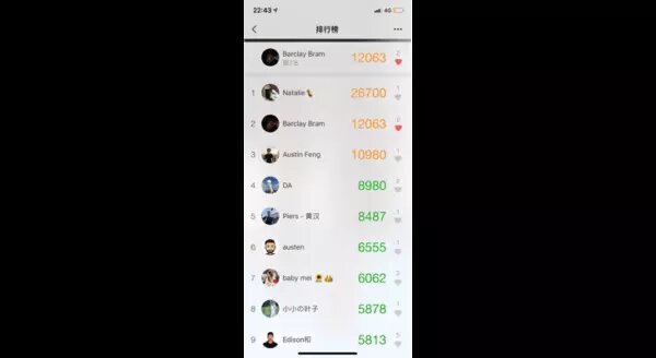 Cкриншот WeChat. Приложение показывает, сколько шагов пользователь прошёл сегодня по сравнению с друзьями.