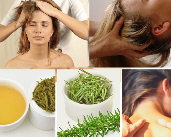 Зеленый чай с розмарином для роста и от выпадения волос с эффектом лифтинга