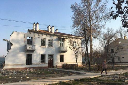  Снесенный дом в Гидролизном городке в Фергане. Фото "Ферганы"