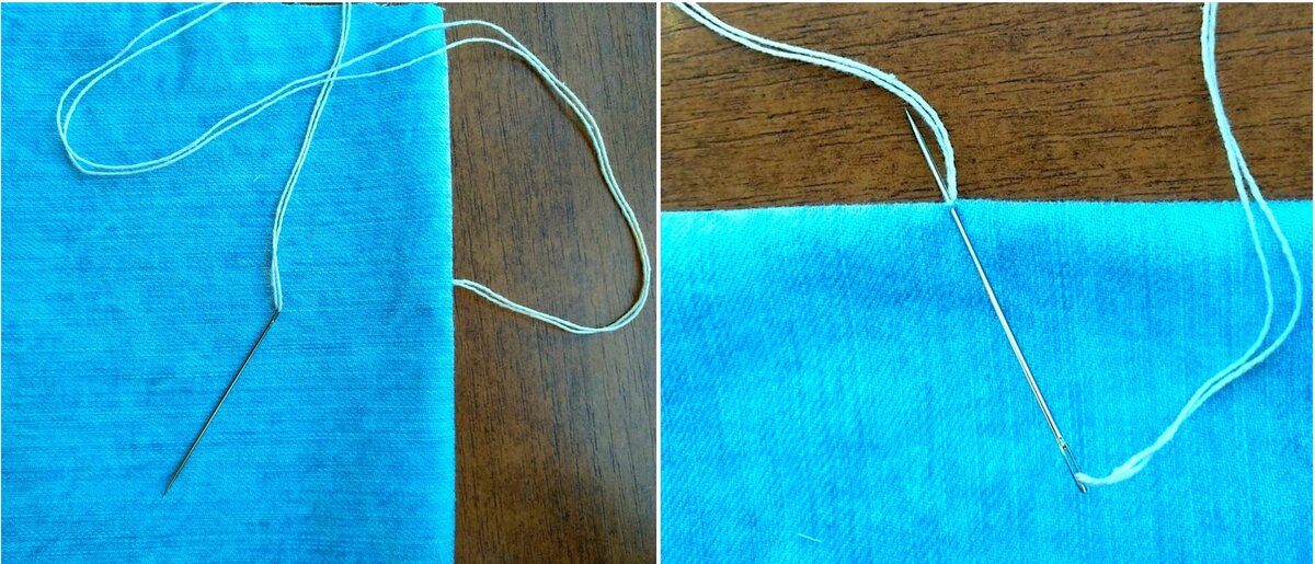 Как сделать петельку для одежды из ниток