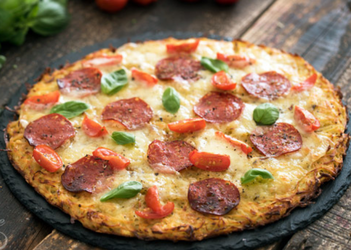 Пицца на картофельном тесте, фото homecookingadventure.com