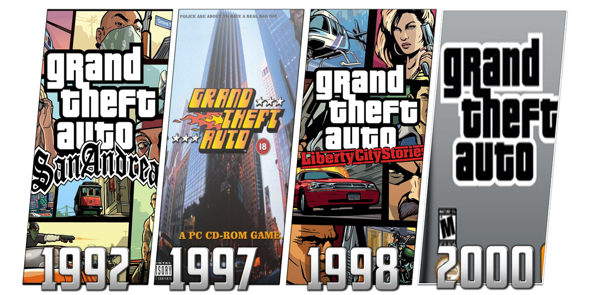 San Andreas - GTA 1 - Liberty City Stories - GTA Advance