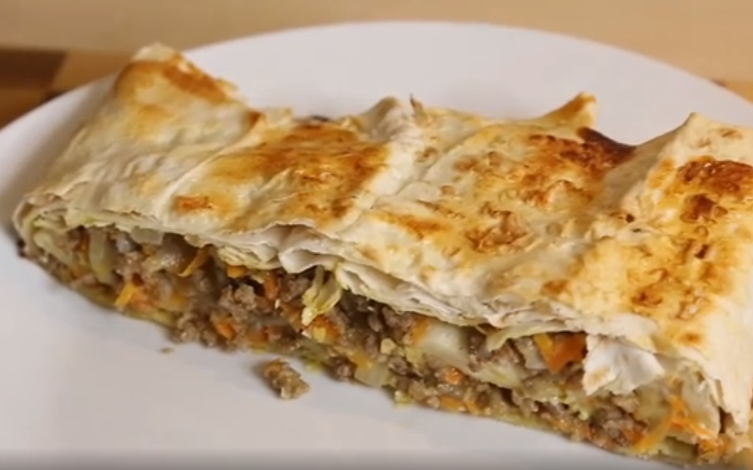 Мясной порог из лаваша