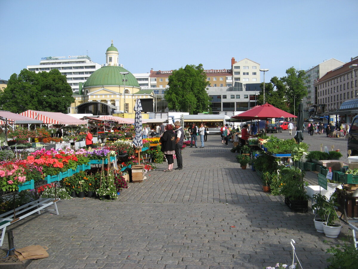 Так выглядела площадь в 2010. Источник фото: ttps://fi.wikipedia.org/wiki/Turun_kauppatori