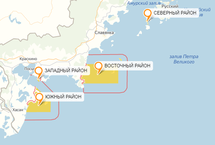 Географическое расположение приморского края Подготовлена новая схема нарезки избирательных округов к выборам приморского пар