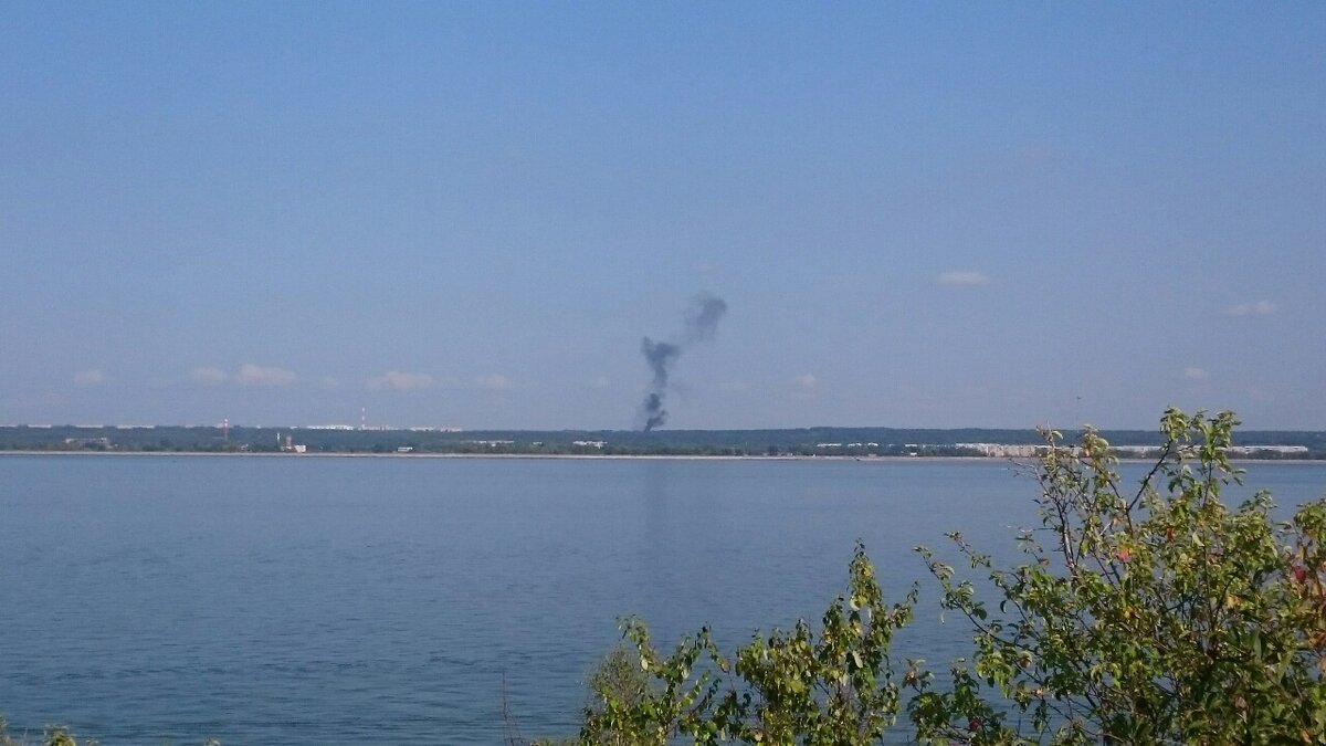 Химические выбросы на незаконных производствах видны невооруженным взглядом