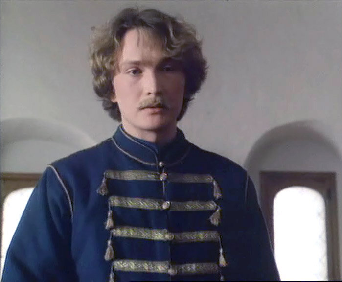 Дмитрий Черниговский в образе Михаила Меньшикова, кадр из фильма «Пётр Великий I», 1986 год
