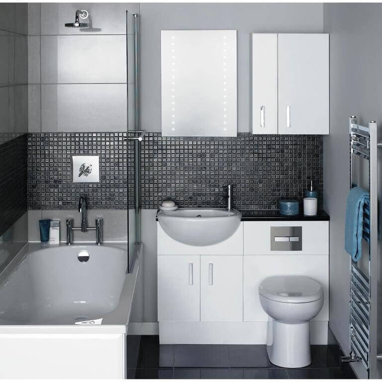 Дизайн маленькой ванной комнаты с туалетом: фото интерьеров | фотодетки.рф