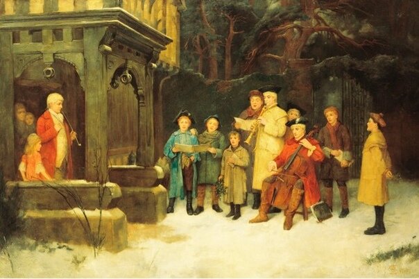      Певцы кэролов, ок. 1890. 