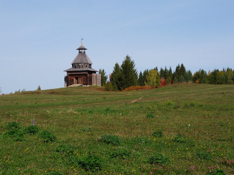 Торговищенская Спасская башня в музее Хохловка.