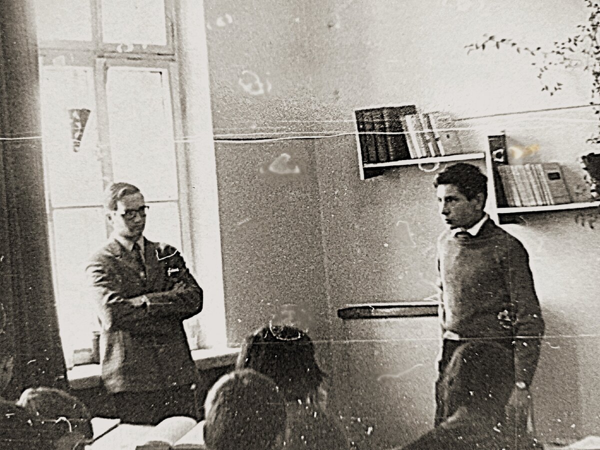 Евгений Жаплов ведет урок