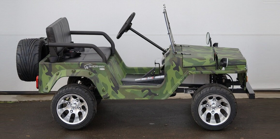 Детский бензиновый джип Sherhan Jeep