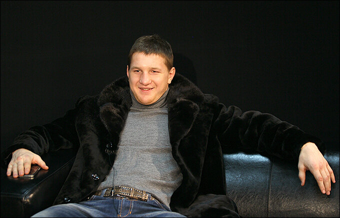 Минеев дети. Минеев в шубе.