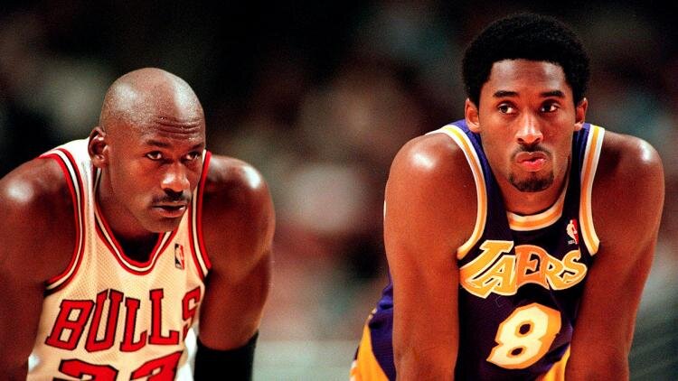 Kobe Bryant and Michael Jordan