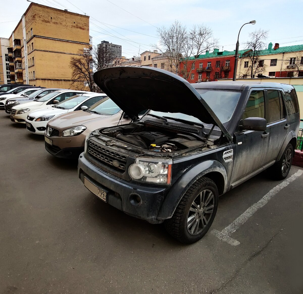 Не успел помыть машину, т.к. до последнего работал