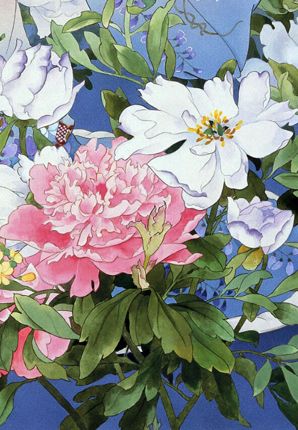 Картина японской художницы Морита Харуё. Ресурс фото: https://www.liveinternet.ru/users/3251944/post471876064/