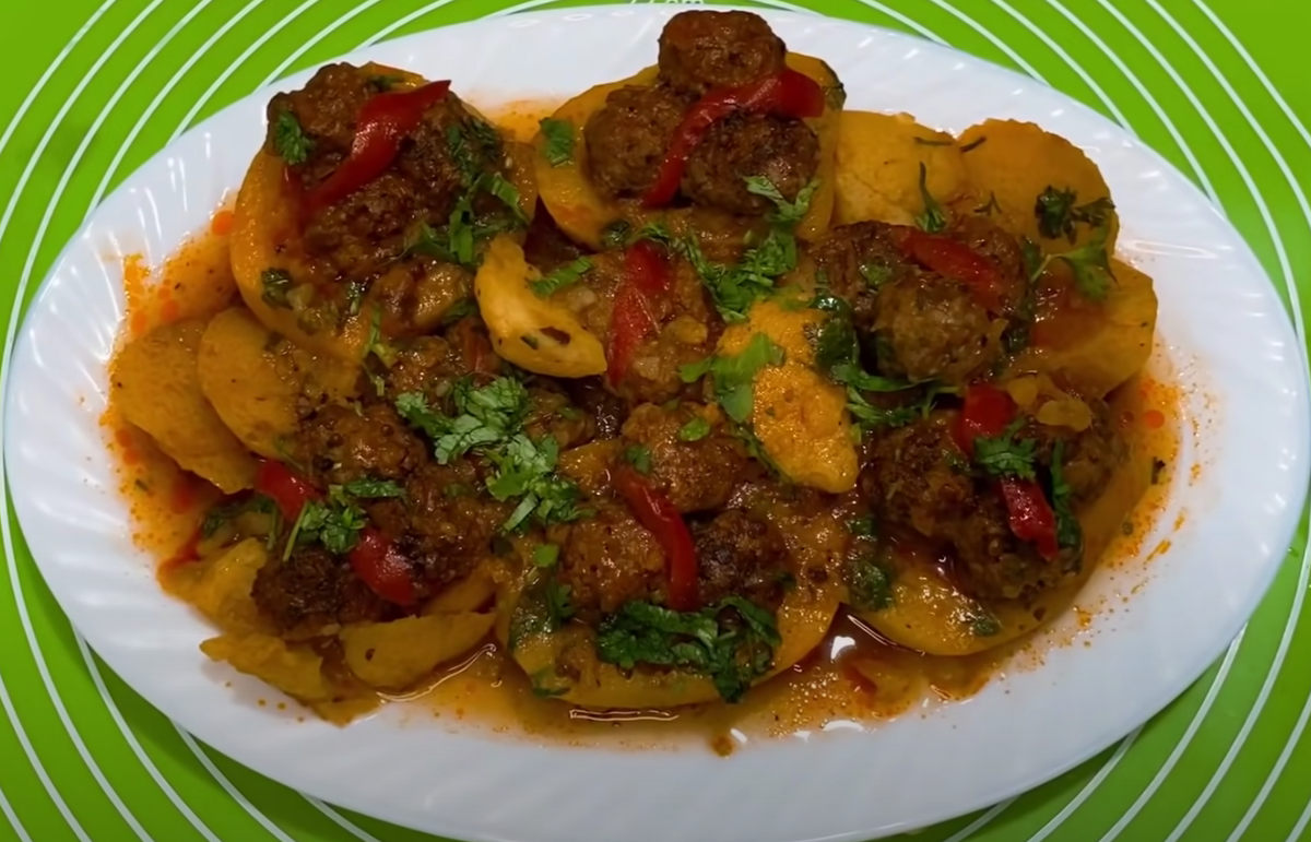 Готовое ароматное блюдо