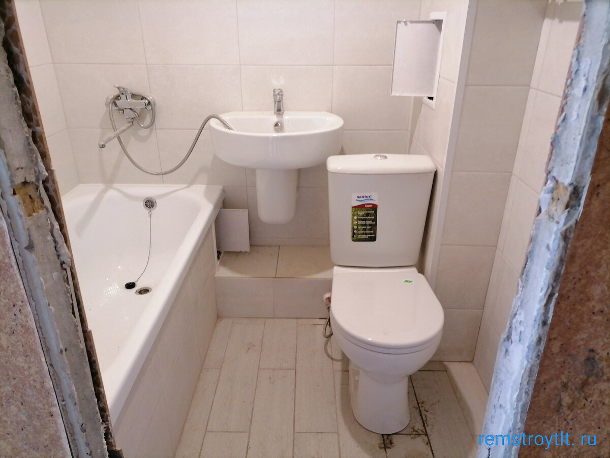 Ванная комната Московской планировки