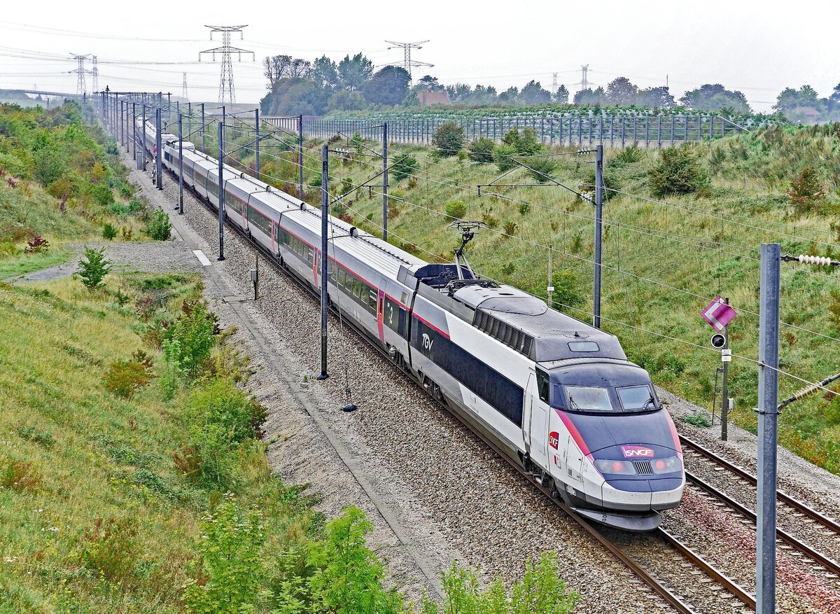 Поезд tgv франция