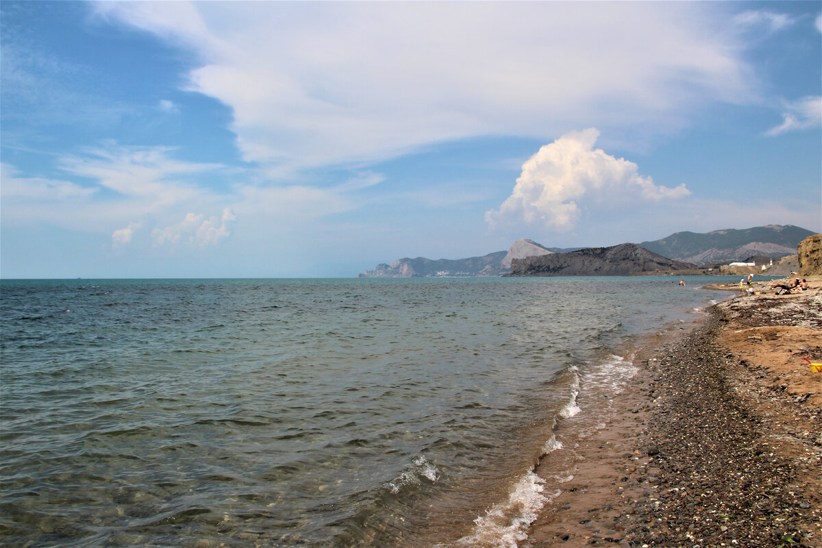 Дикий пляж в Капсельской бухте