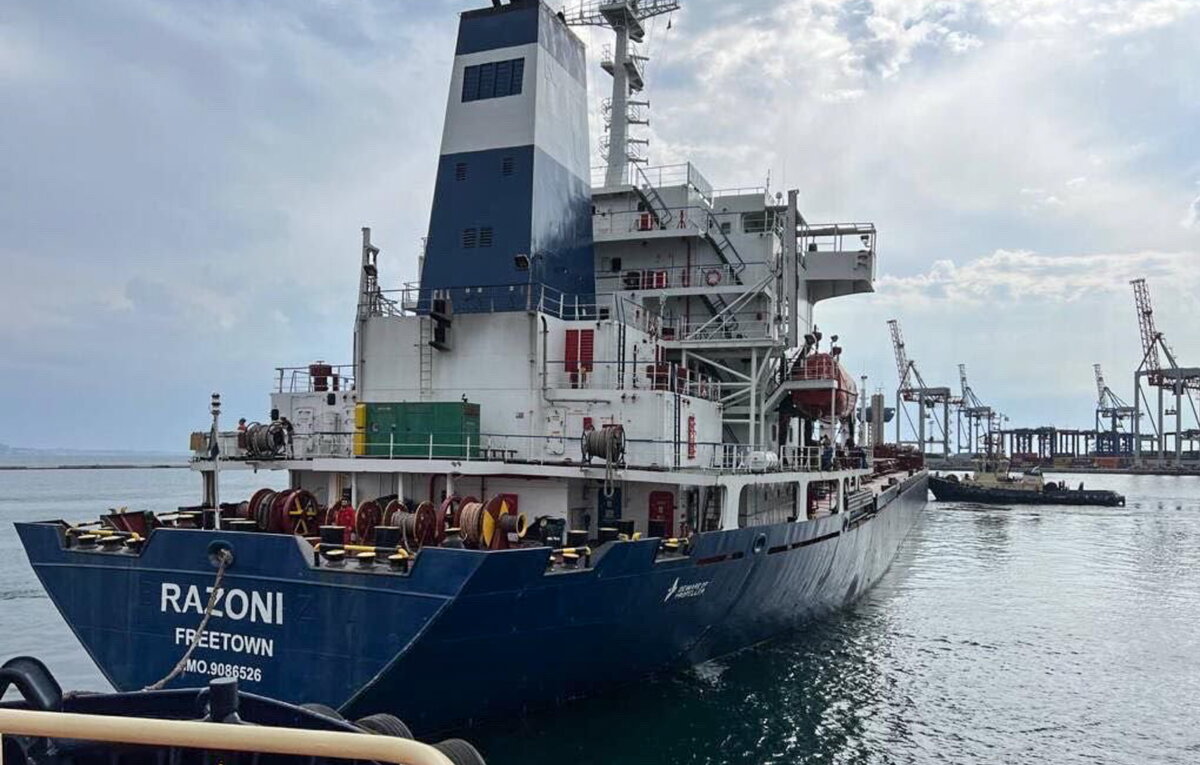    Сухогруз Razoni  Минобороны Турции/ТАСС