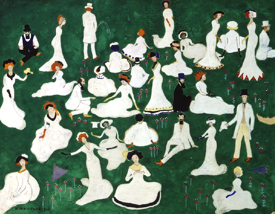 Отдых (Общество в цилиндрах) 1908