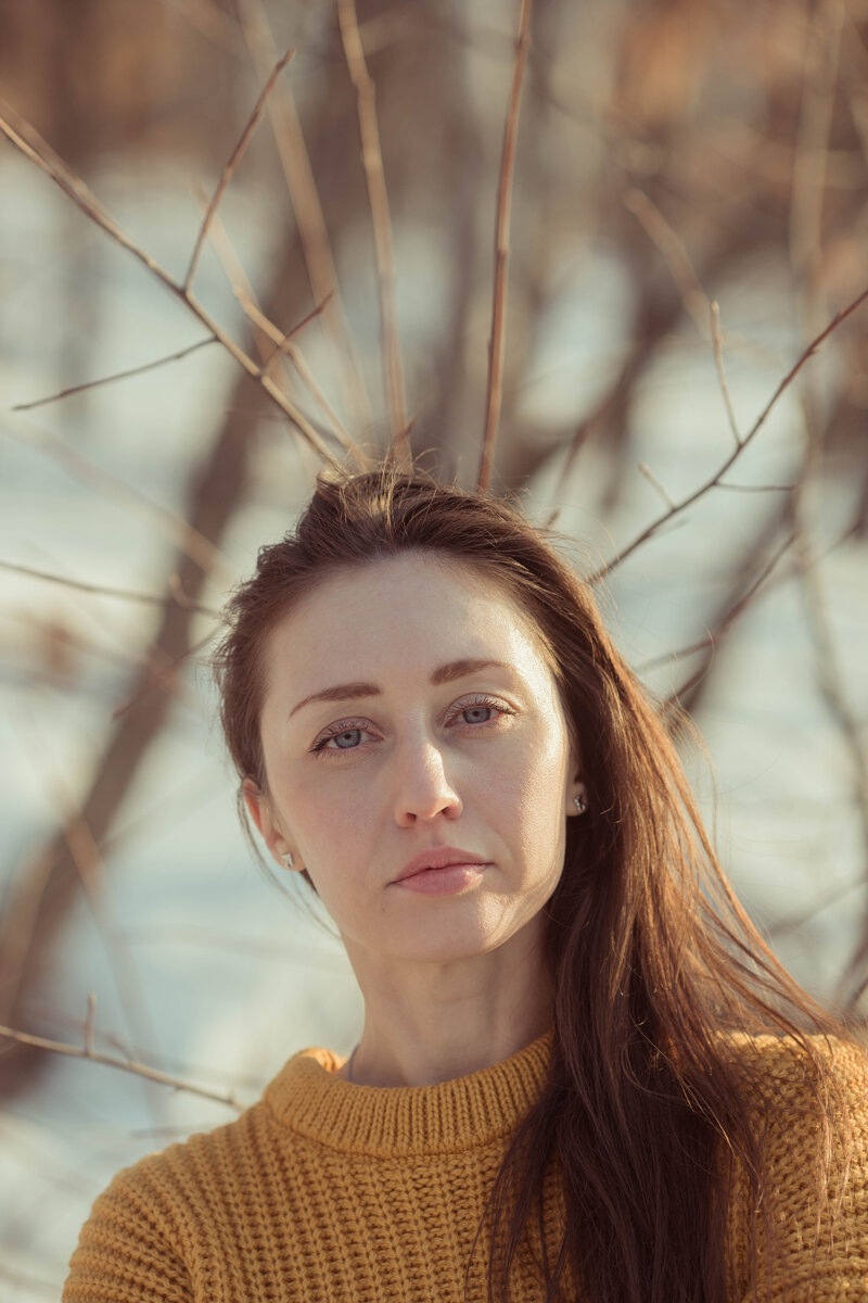 На фото поэт Антонина Яхина. Фотограф Ольга Дудукалова