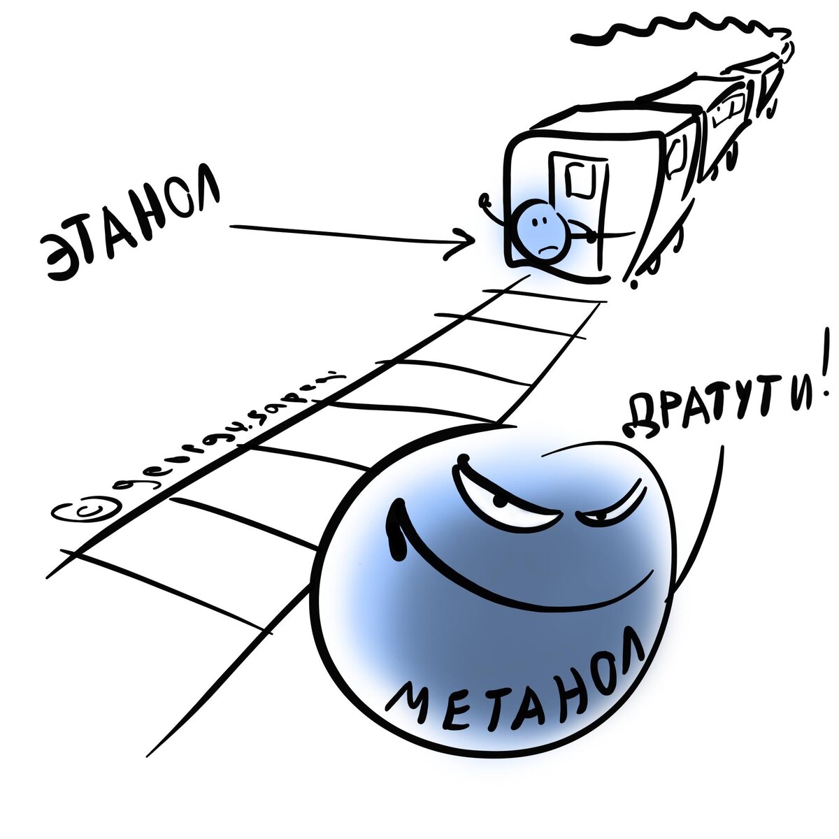 Народ верит, что если метанол смешан с этанолом, то отравиться не ...