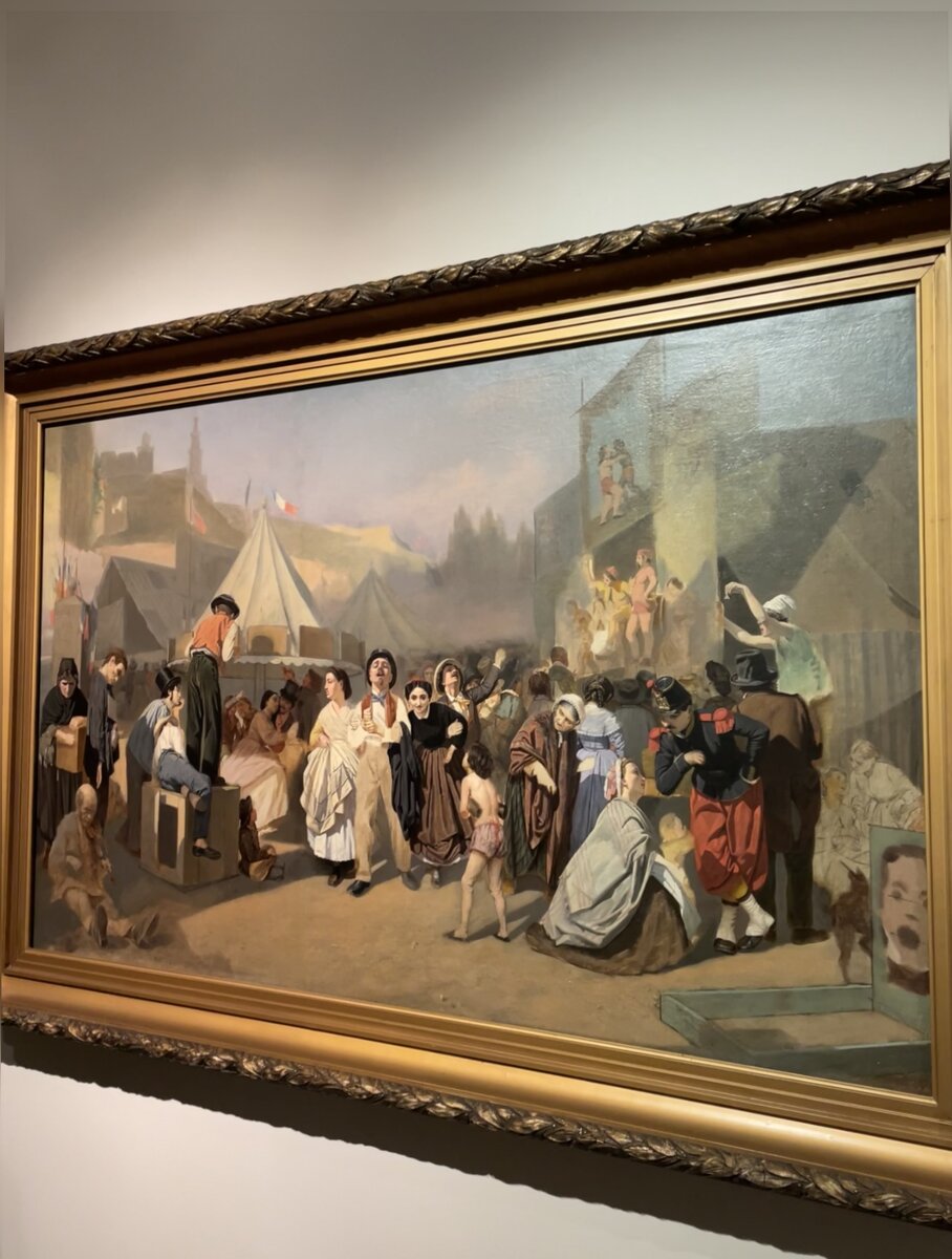 "Праздник в окрестностях Парижа" Василий Перов 1864 г. 