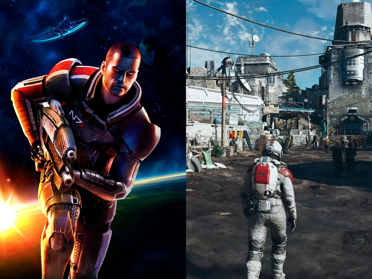 Сравнение Mass Effect и Starfield