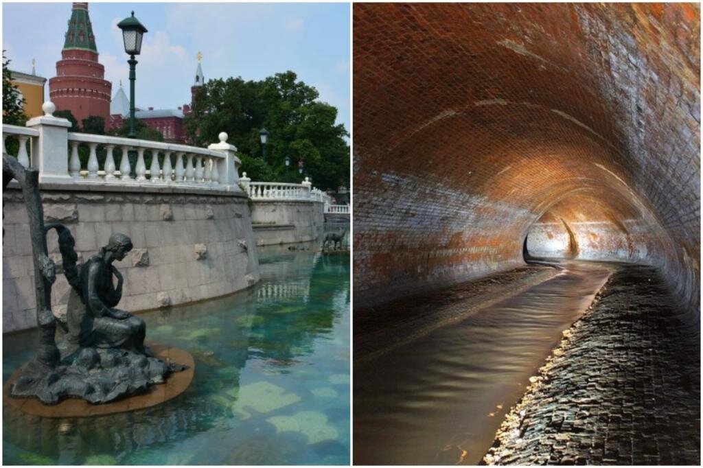 В составе воды реки неглинная. Река Неглинная в Москве. Манежная площадь река Неглинная. Коллектор реки Неглинка. Река Неглинка Устье.